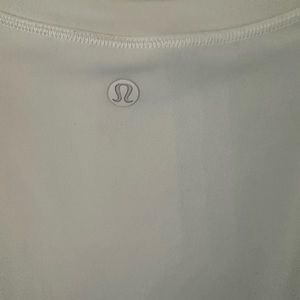 Lululemon white top large ( not fitted )